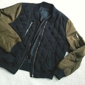 Love Tree - Quilted Bomber Jacket (L)